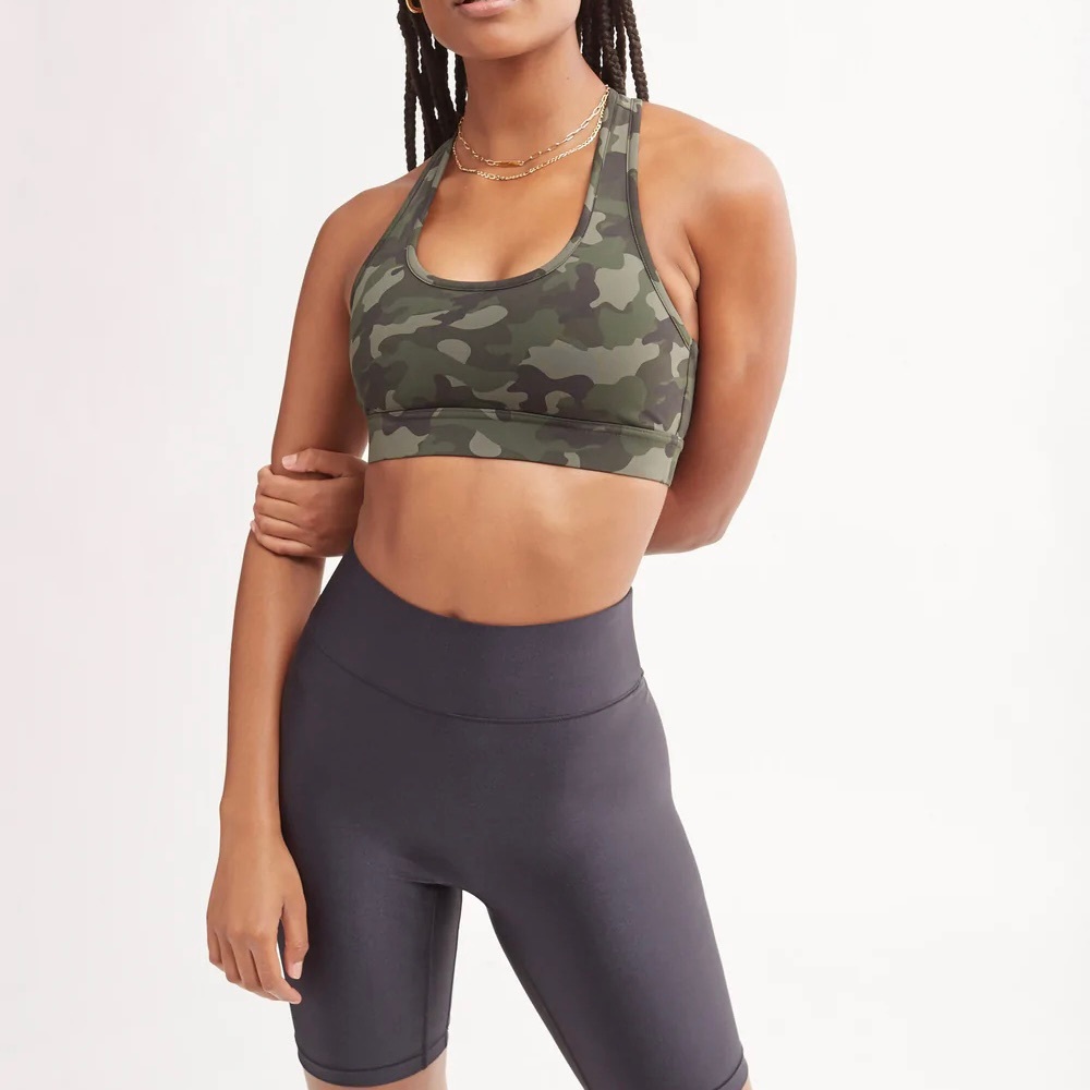 AllAccess Front Row Camo Bra